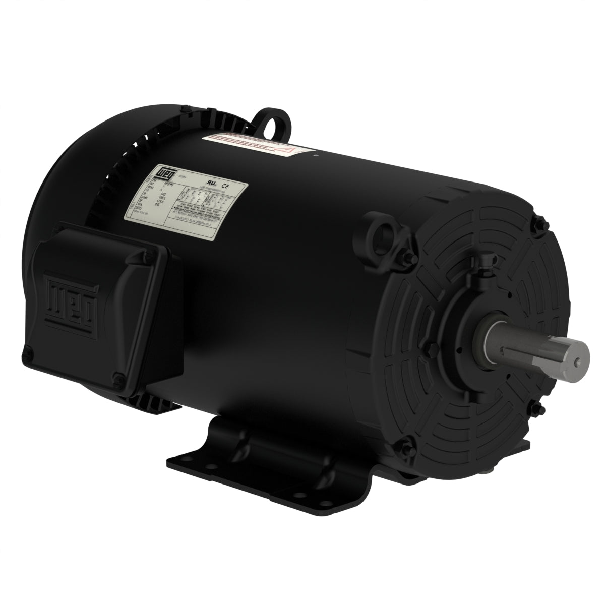Weg Electric 00712ET3E254T-SG, 7 1/2 Hp, 1200 Rpm, 254/6T FR, 230/460//190-220/380-415 Vac, TEFC, 3 PH, Foot-mounted, Rolled Steel NEMA Premium Efficiency.