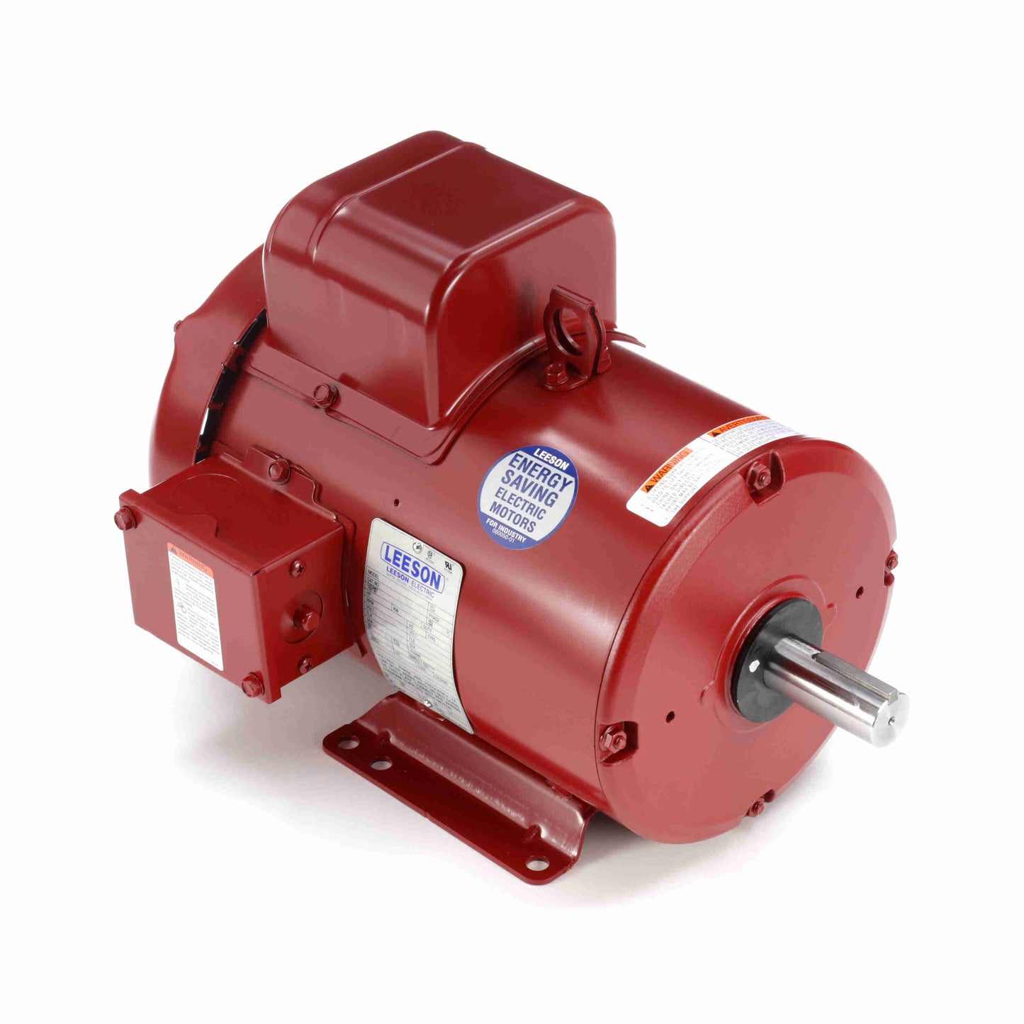 Leeson Electric 131549.00, 5 HP, 3600 RPM, 184T FR, TEFC, 230 Vac, 1 PH, Rigid Base, General Purpose, Agriculture Motor.