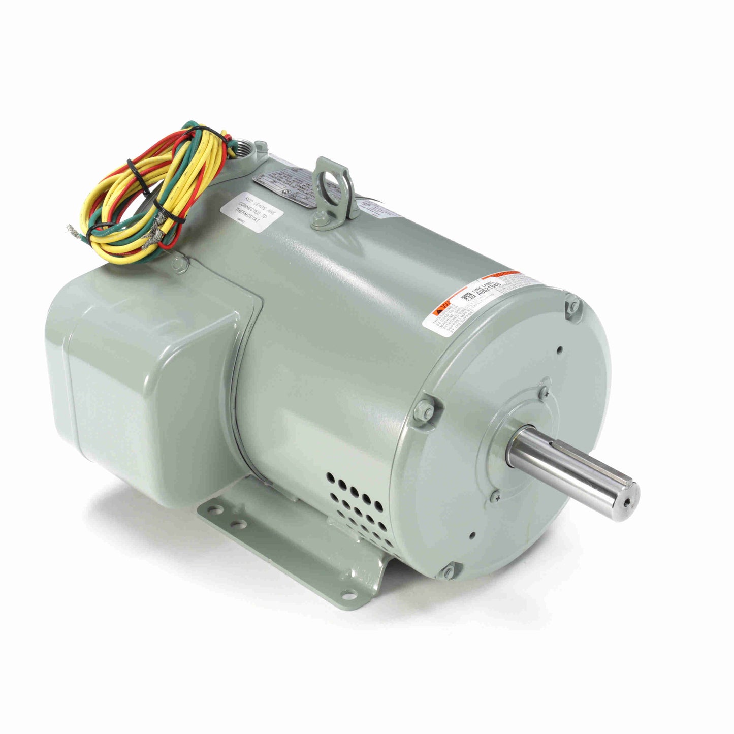 Leeson Electric 132394.00, 7 1/2 HP, 3600 RPM, 184TZ FR, 208-230/460 Vac, 3 PH, TEAO, Rigid Base, Crop Dryer Motor.