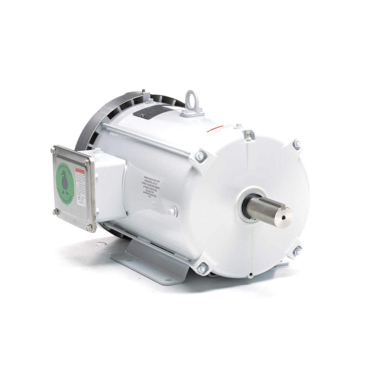 140820.00, 10 HP, 1800 RPM, 215T FR, TEFC, 208-230/460 Vac, 3 PH, Rigid Base, Washguard