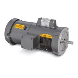 Baldor Electric KBL3409, 1/2 Hp, 1800 Rpm, 56C FR, 115/230 Vac, 1 PH, TEFC, Footless, Inverter Ready Super-E* Motor