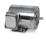 191206.40, 3/4 HP, 3600 RPM, 56C FR, TENV, 208-230/460 Vac, 3 PH, C-Face with Base, All Stainless Steel, Washguard Motor