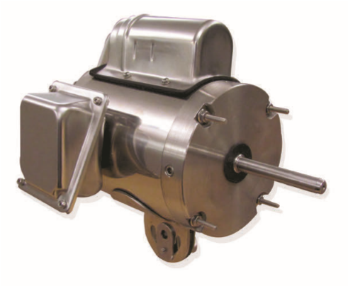 191545.00, 1/3 Hp, 1725 Rpm, 48Y FR, 115/230 Vac, 1 PH, TEFC, C-Face with Base, Stainless Steel Pedestal Fan Motors