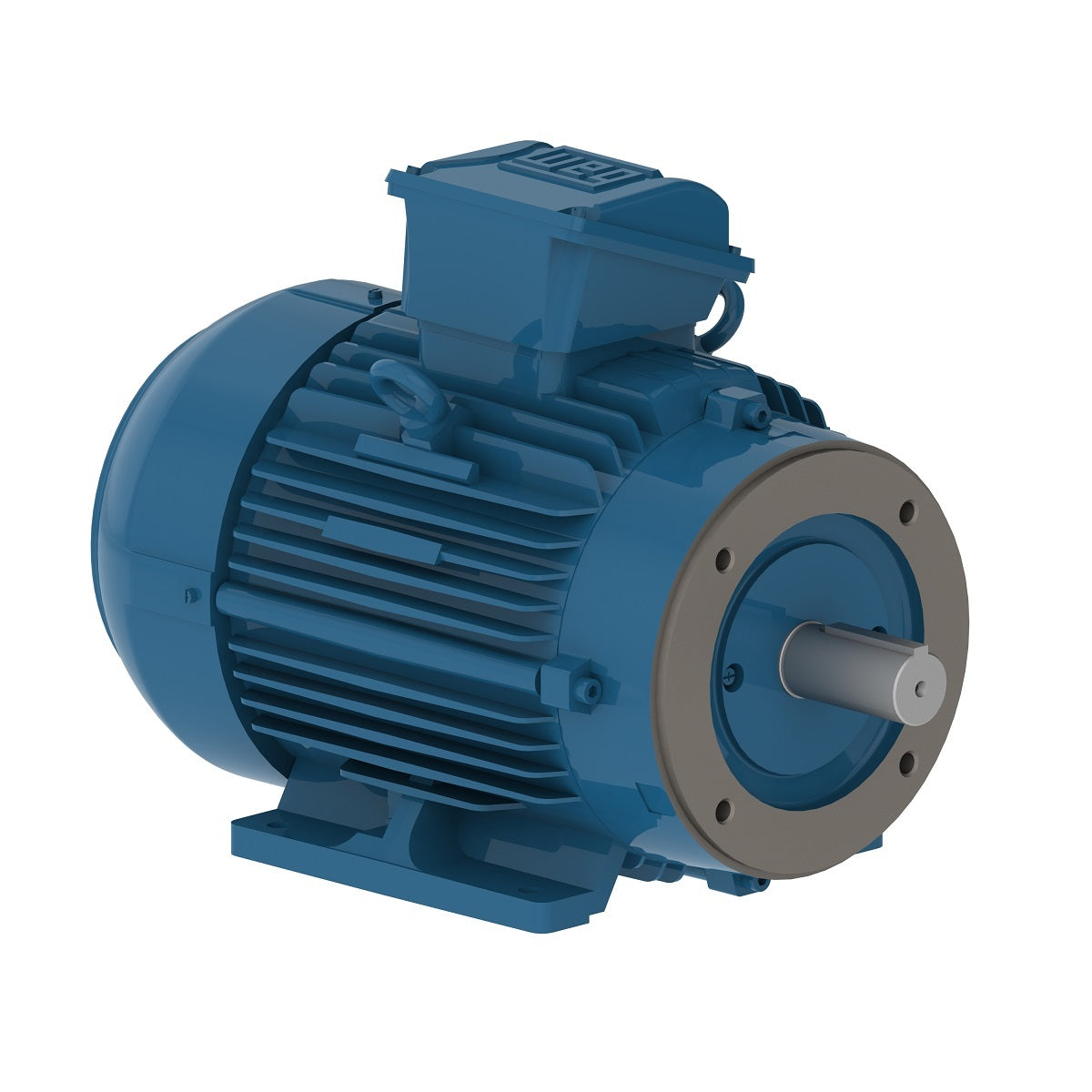 Weg Electric 00736ET3P213TCF3-W22, 7 1/2 Hp, 3600 Rpm, 213TC Frame, 200 Vac, TEFC, 3 PH, Foot-mounted, W22 NEMA Premium Efficiency.