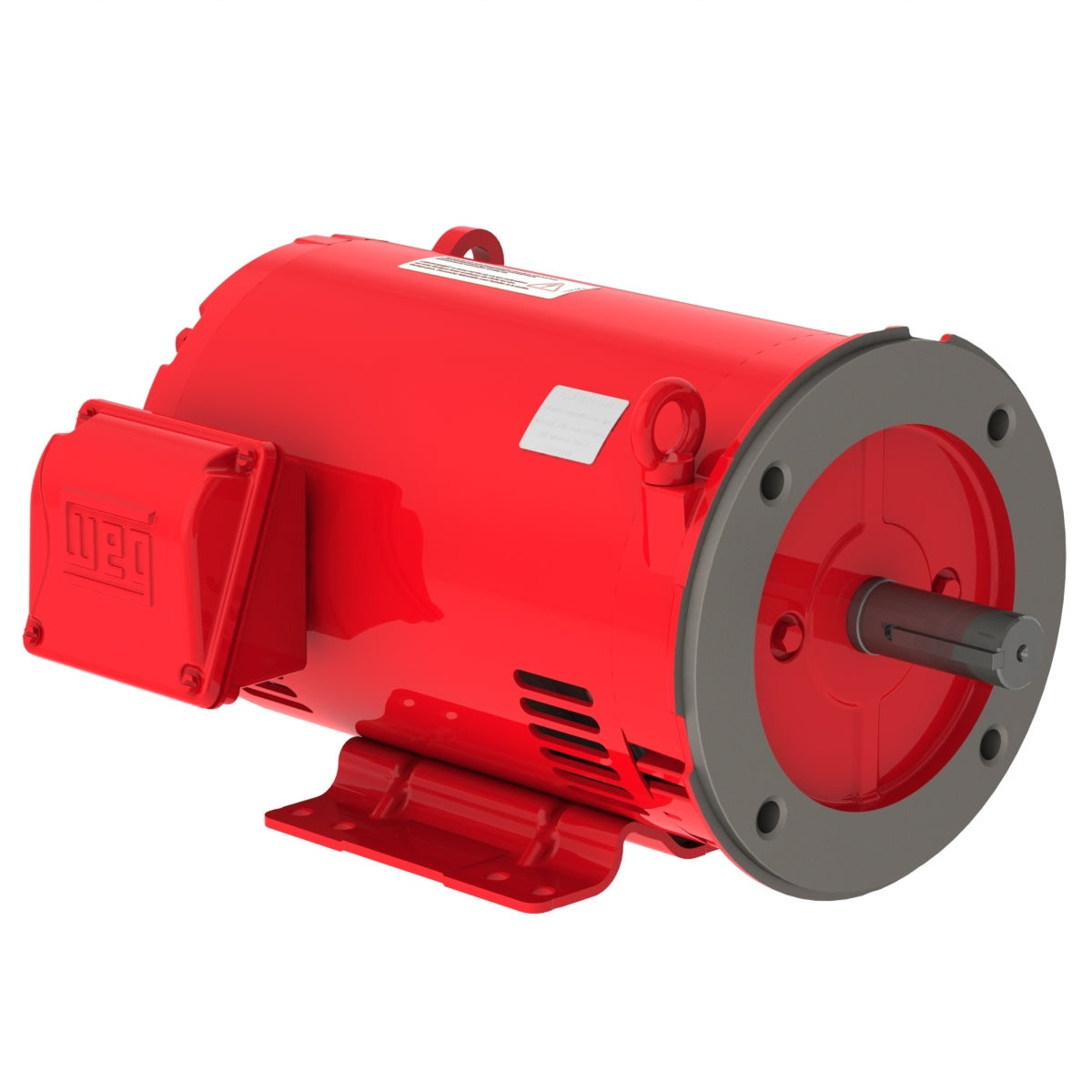 Weg Electric 00736OP3EFP184TC-S, 7 1/2 Hp, 3600 Rpm, 182/4TC Frame, 230/460//190-220/380-415 Vac, TEFC, 3 PH, Foot-mounted, Rolled Steel High Efficiency.