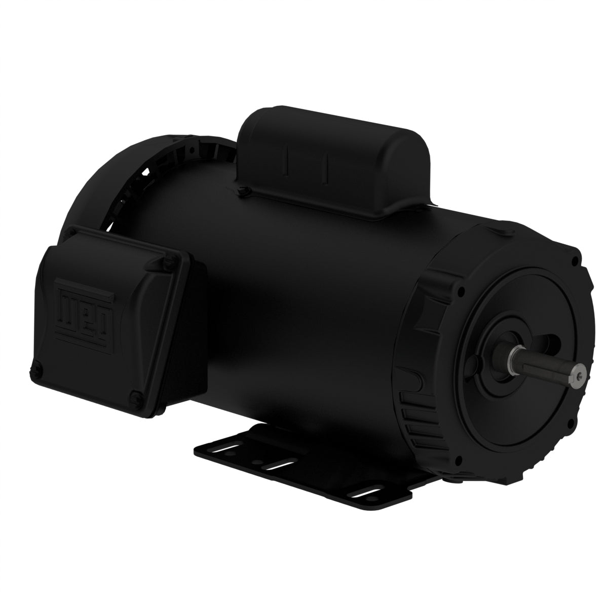 Weg Electric .5018ES1BOW56C-S, 1/2 Hp, W56C Frame, 1800 RPM, 115/208-230 Vac, TEFC, 3 PH, Foot-mounted, Rolled Steel.