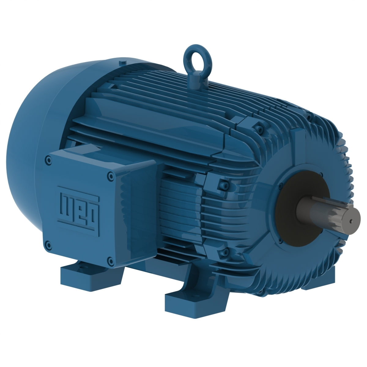 Weg Electric 10036XT3H405TS, 100 Hp, 404/5TS Frame, 3600 RPM, 575 Vac, TEFC, 3 PH, Foot-mounted, W21 Explosion-proof Motor NEMA Premium Efficiency.