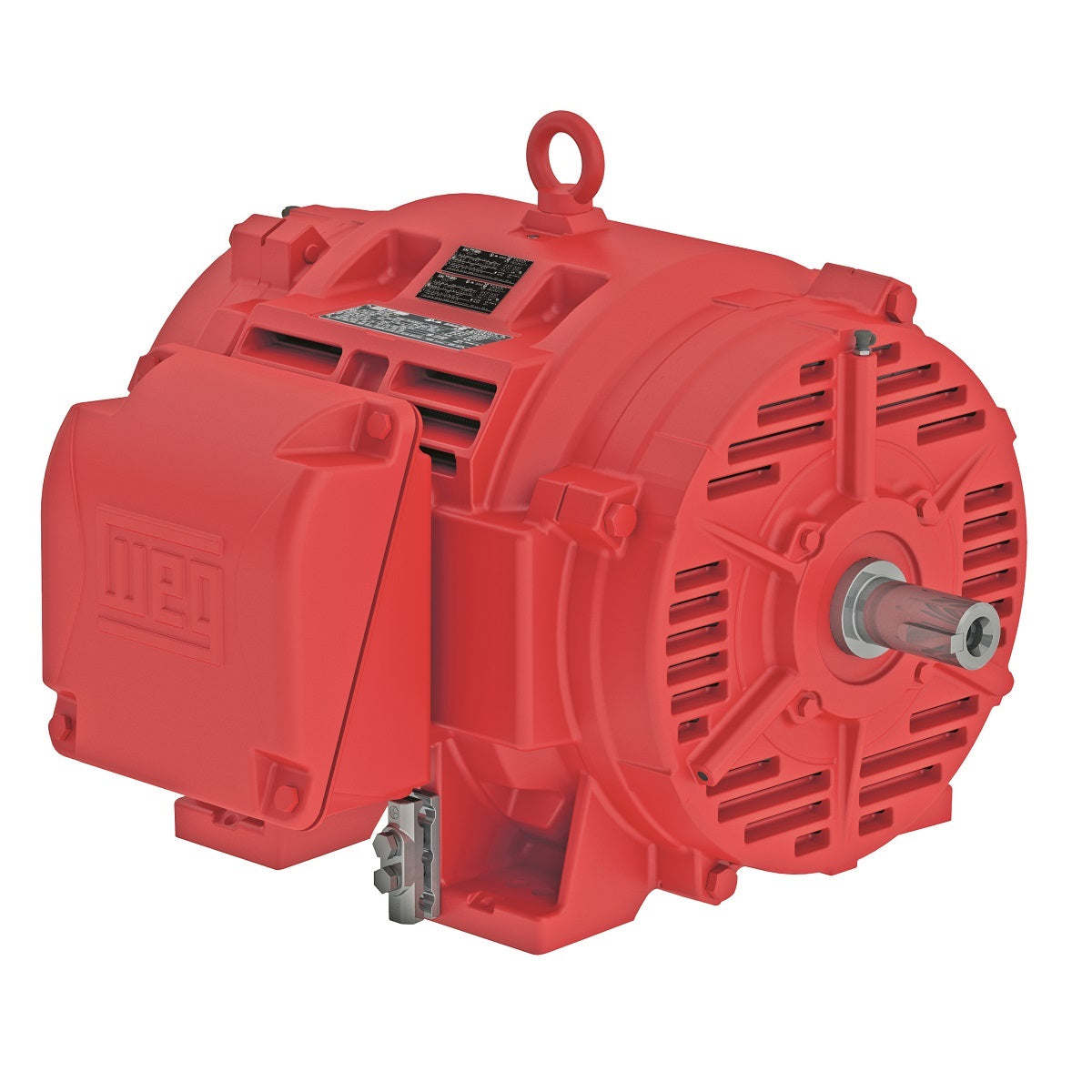 Weg Electric 04036OP3HFP286TS-W40, 30 Hp, 3600 Rpm, 284/6TS Frame, 575 Vac, ODP, 3 PH, Foot-mounted, W40 High Efficiency.