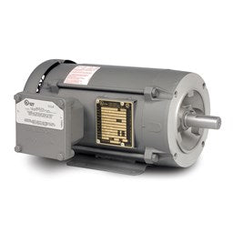 Baldor Electric CL5031T 2 Hp, 3600 Rpm, 143TC FR, 15/208-230 Vac, C-Face, 1 PH, TEFC, Foot Mounted, Explosion Proof Motor