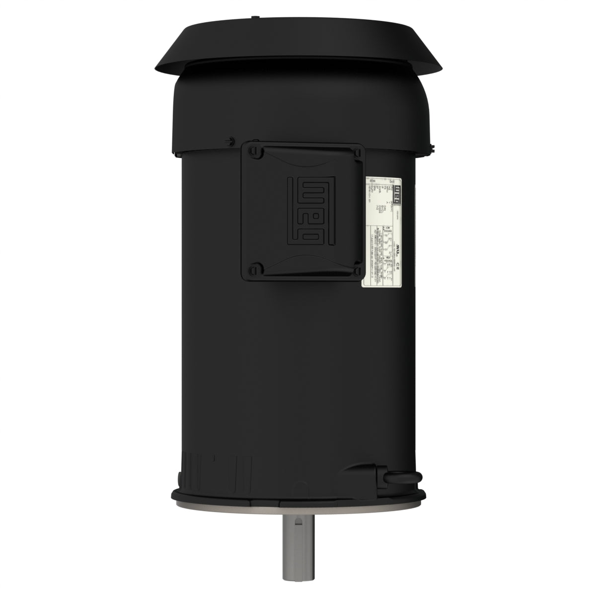 Weg Electric 00536ET3E184JMV-S, 5 Hp, 3600 Rpm, 182/4JM Frame, 230/460//190-220/380-415 Vac, TEFC, 3 PH, Footless, Rolled Steel JM Pump Efficiency.