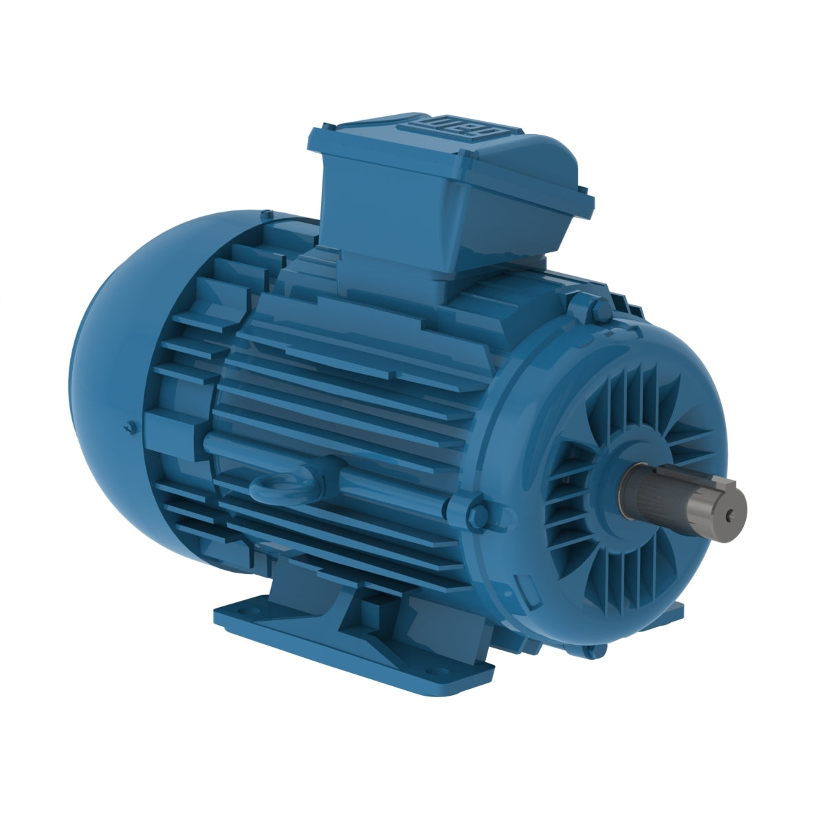 Weg Electric E00318ET3WAXL100LF3W, 4 HP, L100L Frame, 1500 RPM, 220-240/380-415//440-460 Vac, TEFC, 3 PH, Foot-mounted, W22Xec IE3.