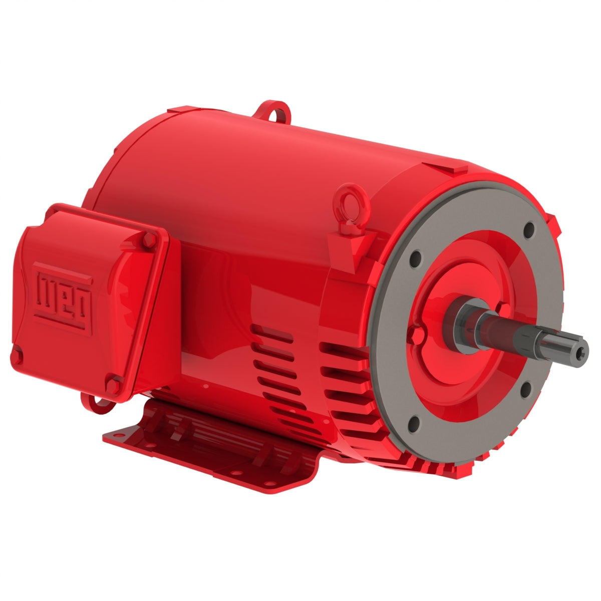 Weg Electric 01036OP3EFP213JM-S, 10 HP, 213/5JM Frame, 3600 RPM, 230/460//190-220/380-415 Vac, ODP, 3 PH, Foot-mounted, Rolled Steel JM Pump High Efficiency.