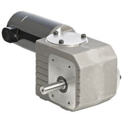 MADE TO ORDER- Bodine Electric, 4314, 1/25 Hp,1.8 Rpm, 1400:1, 126 Lb-in,24A2BEPM-3RD, 24 Vdc, Right Angle, Permanent Magnet DC Gearmotor