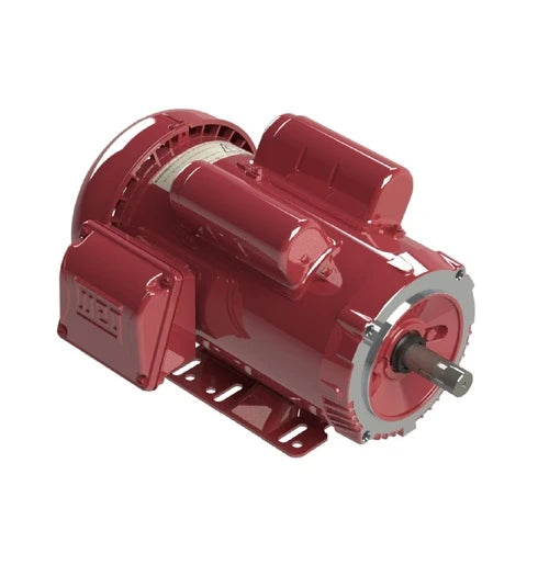 Weg Electric 00218ES1RFD145TC-S, 2 HP, 143/5TC FR, 1Ph, 115/230 V, 60 Hz, 1800 RPM, TEFC, Foot-mounted, ROLLED STEEL, 18478751