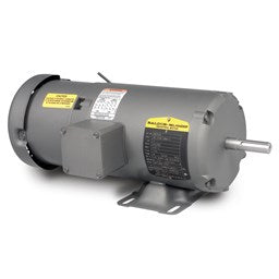 Baldor Electric BM3542, 3/4 Hp, 1800 Rpm, 56 FR, 208-230/460 Vac, 3 PH, TEFC, Foot Mounted, Brake Motor
