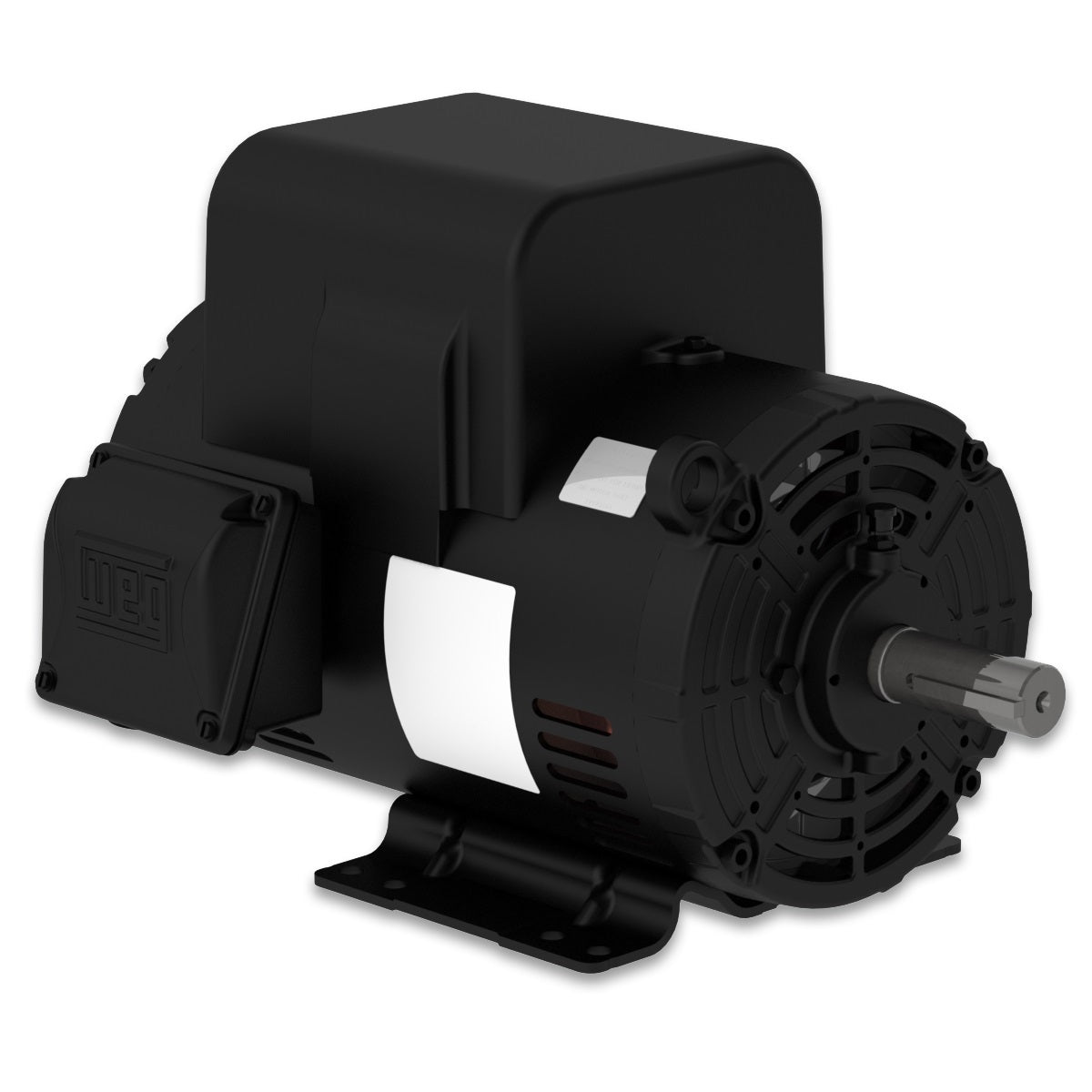 Weg Electric 00736OS1C184T, 7 1/2 Hp, 3600 Rpm, 182/4T Frame, 208-230Vac, TEFC, 3 PH, Foot-mounted, Rolled Steel.