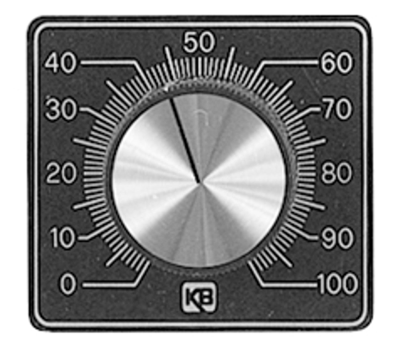 KB Electronics 9832, Knob and Dial Kit - Large Dial Plate (2.25" x 2.06")