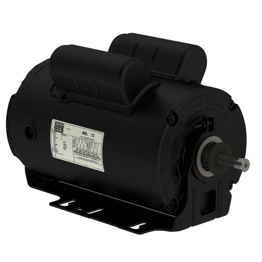 Weg Electric 00118OS1BRBFB56-S, 1 Hp, 1800 Rpm, 56 FR, 115/208-230 Vac, 1 PH, ODP, Foot-Mounted, 14590195