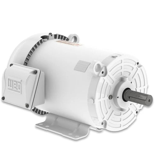 Weg Electric, 00318ET3EHW182T-S, 3 HP, 182/4T FR, 3Ph, 230/460//190-220/380-415 V, 60 Hz, 1800 RPM, TEFC, Foot-Mounted, ROLLED STEEL Efficiency, 15228293