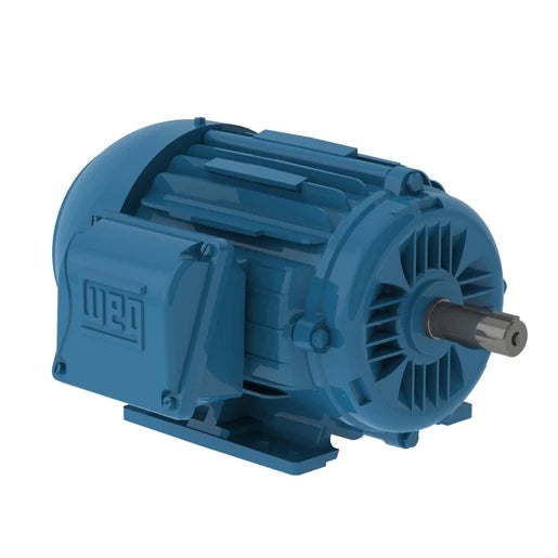 Weg Electric 00318ET3ELL182T-W22G, 3 Hp, 1800 Rpm, 182/4T FR, 230/460//380 Vac, TEFC, 3 PH, Foot-mounted, NEMA Premium Efficiency, 17436498