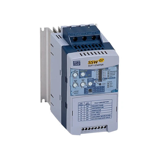WEG SSW070085T5SZ, Electric Soft Starters, SSW07 Series, 220-575 V, IP20, 10194175