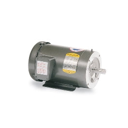Baldor Electric CM3543, 3/4 Hp, 1200 Rpm, 56C FR, 208-230/460 Vac, 3 PH, TEFC, C-Face w/ Base, General Purpose Motor