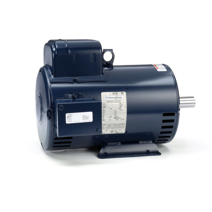 Marathon Electric I1108, 184TBDW7001, 7 1/2 Hp, 3600 Rpm, 184T FR, 208-230 Vac, 1 PH, Air Compressor, Dripproof, Rigid Base, No Overload