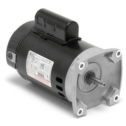 Century B2843, 2 Hp, 3600 Rpm, 56Y FR, 208-230, 1 PH, DP, Switchless, Permanent Split Capacitor, E-Plus Energy Efficient, Square Flange, Pool (In Ground), Full Rate Motor
