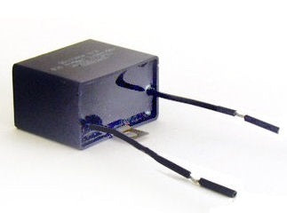 Bodine Electric 494 01107 Capacitor; plastic box type; 12.5 MFD / 370V
