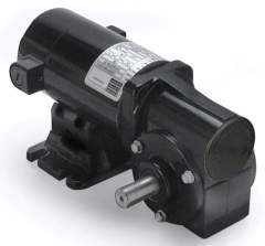 Bodine Electric, 0089, 1/17 Hp, 42 Rpm, 60:1, 22 Lb-in, 130 Vdc., Permanent Magnet, Right Angle DC Gearmotor, 24A4BEPM-3F