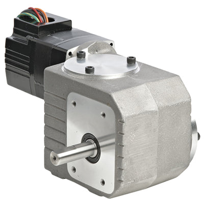 Bodine Electric 5303, 1/8 Hp, 8.3 Rpm, 300:1, 144Lb-in,22B4BEBL-3RD, 24 Vdc, Right Angle, Permanent Magnet BLDC Gearmotor.