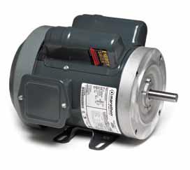 Marathon Electric F133, 3/4 Hp, 1800 Rpm, 56C FR, 115/208-230 V, 1 PH, TEFC, C-Face, Rigid Base, General Purpose, Manual over load, 56C17F5913.