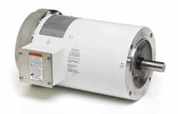 Marathon Electric N650A, 1 1/2 Hp, 1800 Rpm, 143TC FR, 230/460 V, 3 PH, Totally Enclosed, C-Face Footless, White Epoxy Washdown Duty, 143TTWR16030.