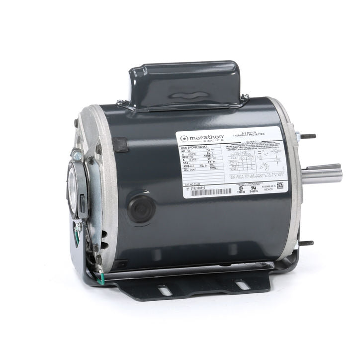 Marathon Electric C1483, 3/4 Hp, 1725 RPM, 56 FR, 115/230 V, 1 PH, Dripproof, Resilient Base, Fan and Blower, 5KC46LN0254X.