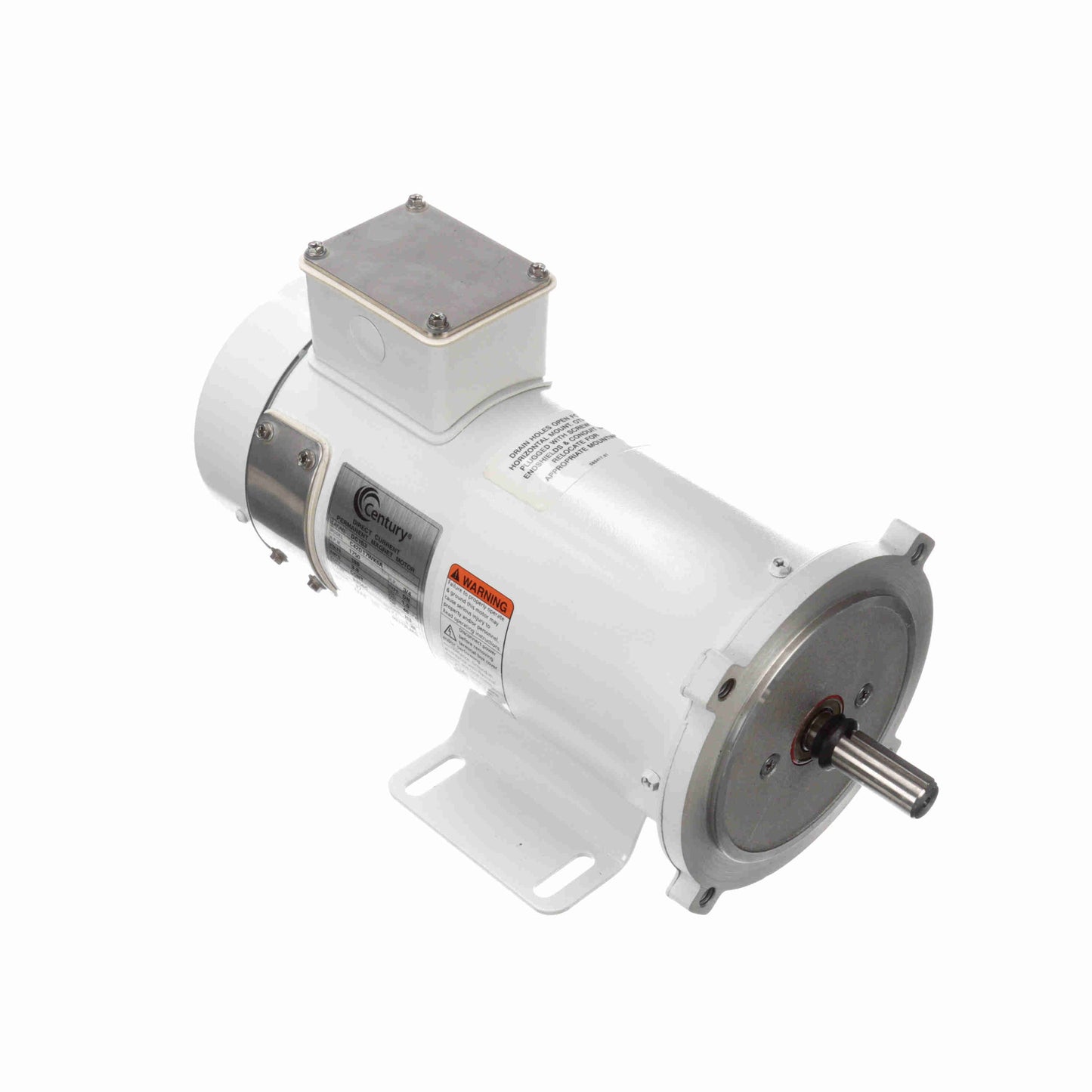 Century Electric DC153, 3/4 Hp, 1800 Rpm, S56C FR, 180 Vac, TEFC, Rigid Base, SCR Motor.