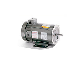 Baldor Electric CD6202 2 Hp, 1750 Rpm, 182C FR, 180 Vdc, TEFC, Shunt Wound, C-Face With Base