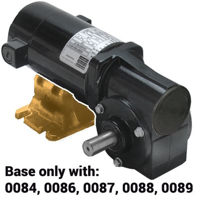 Bodine Electric 4698 1/17 Hp, 63 Rpm, 40:1, 19 Lb-in., 24A4BEPM-3F, 24 Vdc., No accessory shaft, Permanent Magnet, Right Angle DC Gearmotor