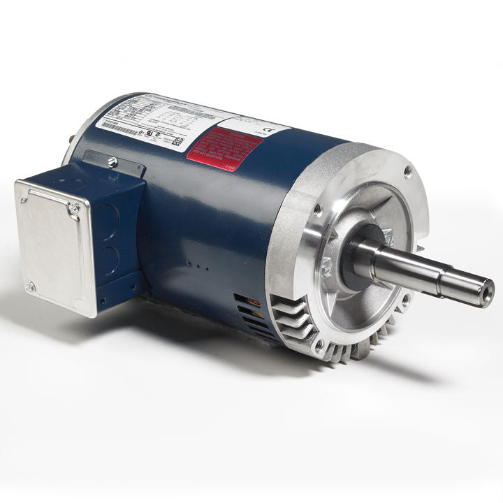 Marathon Electric E147B, 3 HP, 1800 RPM, 182JMV FR, 200 V, 3 PH, Rigid Base, General Purpose, C-Face Footless, 182TTDW16062