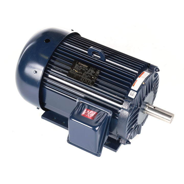 Marathon Electric E2124, 20 Hp, 1800 Rpm, 256T FR, 230/460 Vac, 3 PH, TEFC, Rigid Base, General Purpose Motor, 256TTFL16033.