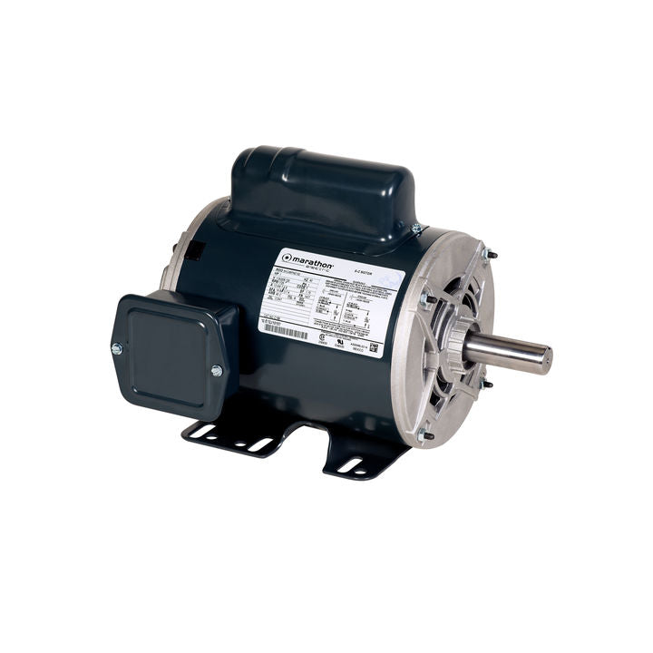 Marathon Electric E253A, 1/3 Hp, 1800 RPM, 56 FR, 115/230 Vac, 1 PH, General Purpose, Single Phace, Dripproof, 56B17D11020.