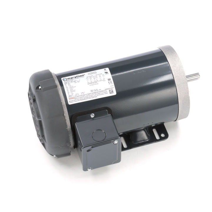 Marathon Electric G584A, 1 1/2 Hp, 1800 Rpm, 56HC FR, 230/460 Vac, 3 PH, TEFC, C-Face Footed, General Purpose, EPAct Efficiency, 56T17F15641.