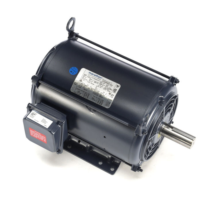 Marathon Electric GT0016A, 7 1/2 Hp, 1800 Rpm, 213T FR, 230/460 Vac, 3 PH, General Purpose, Globetrotter, Dripproof, 213TTDBD6026,