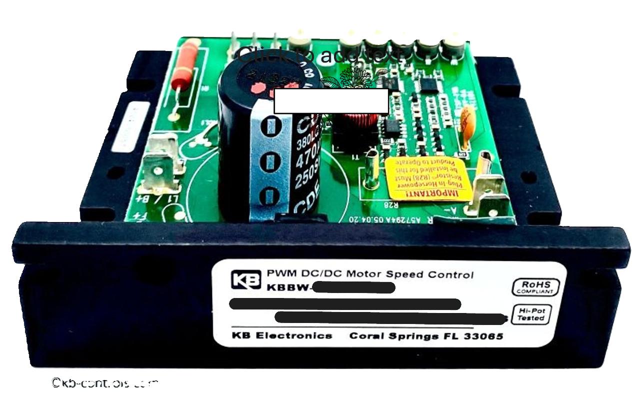 KB Electronics KBBW-12 (9140), Battery Powered DC Drive, 12 Vac Input, 0-12 Vac Output, thru 1/2 HP, Open Chassis