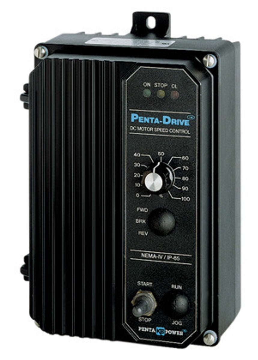 KB Electronics KBPC-240D Black (9338), SCR DC Drives, 115/230 Vac Input, 0-90/180 Vac Output, thru 2 HP, Nema 4X