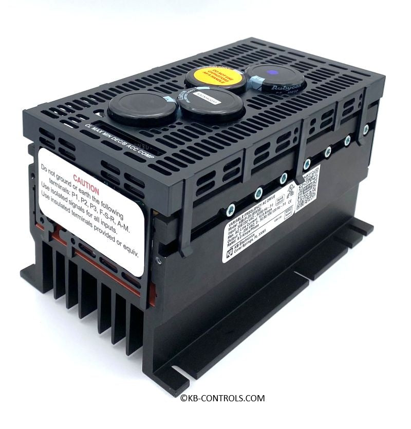 KB Electronics KBVF-29 (9593), 3 HP, 230 Vac, 3-Phase(Input), 230 Vac. 3-Phase(Output), IP 20 Enclosure(Open Chassis), Variable Frequency Drives