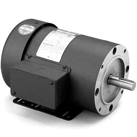 Leeson Electric LM34181, 1 HP, 1800 RPM, 56C FR, 230/460 Vac, 3 PH, TEFC, Automotive Duty Motor.