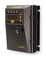 MD50E, NEMA 4 PID closed loop DC SCR motor speed control with integral programmable display; Rate, Time and Follower modes, alarms outputs. 120/240VAC supply, 90/180Vdc output to 2HP