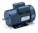 110094.00, 1 1/2 Hp, 3600 Rpm, 56 Fr., TEFC, 115/208-230 Vac, 1 PH, Rigid Base, Capacitor Start, General Purpose