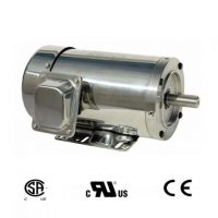 North American Electric SS215TC10M-2, 10 HP, 3600 RPM, 215TC FR, TEFC, 208-230/460 Vac, 3 PH,C-Face, Foot Mounted, Stainless Steel / Washdown Duty Motor