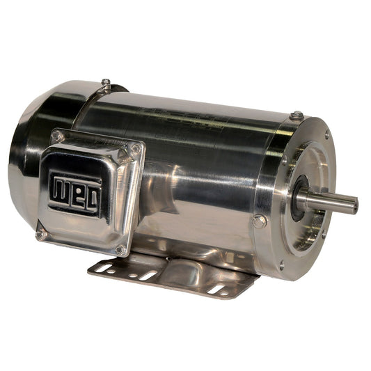 Weg Electric 00736ET3ESS213TC, 7 1/2 Hp, 3600 Rpm, 213TC Frame, 230/460 Vac, TEFC, 3 PH, Foot-mounted, Shark NEMA Premium Efficiency.